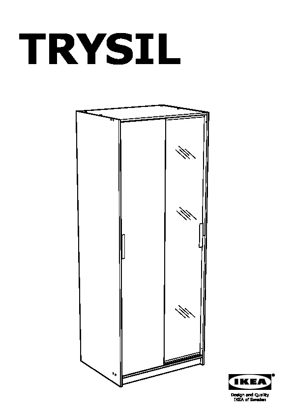 TRYSIL Armoire-penderie