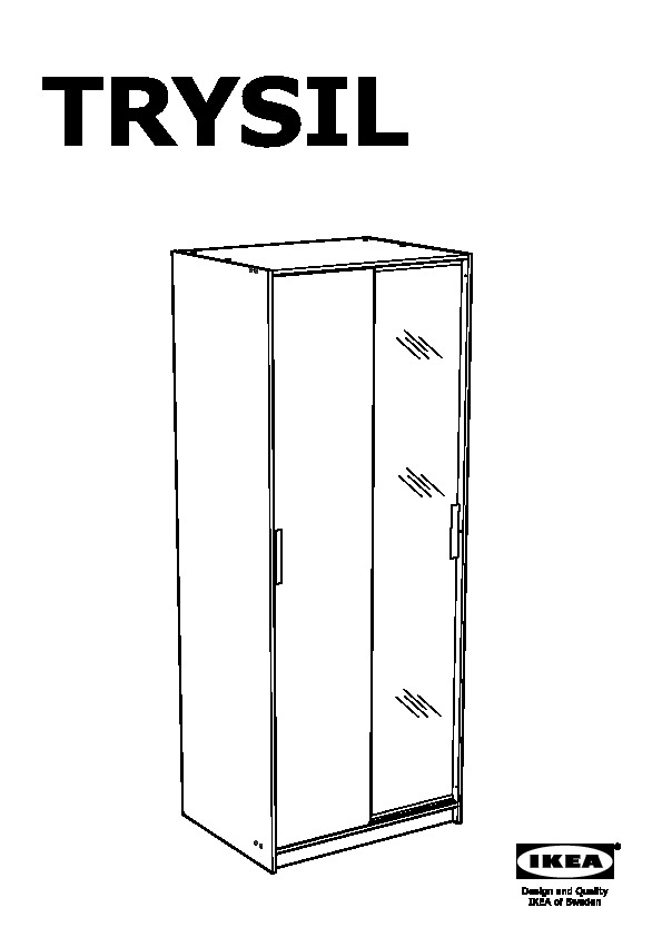 TRYSIL Armoire-penderie