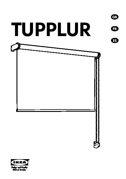 TUPPLUR Block-out roller blind