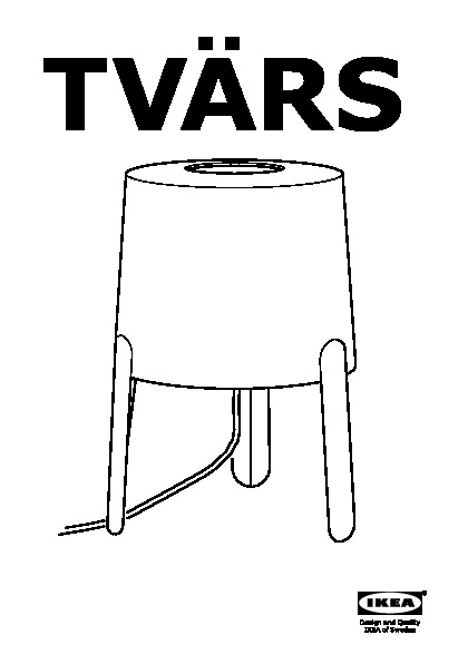 TVÄRS Lampe de table