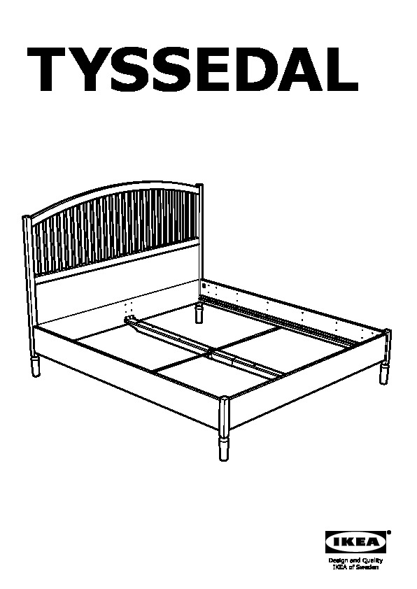 TYSSEDAL bed frame