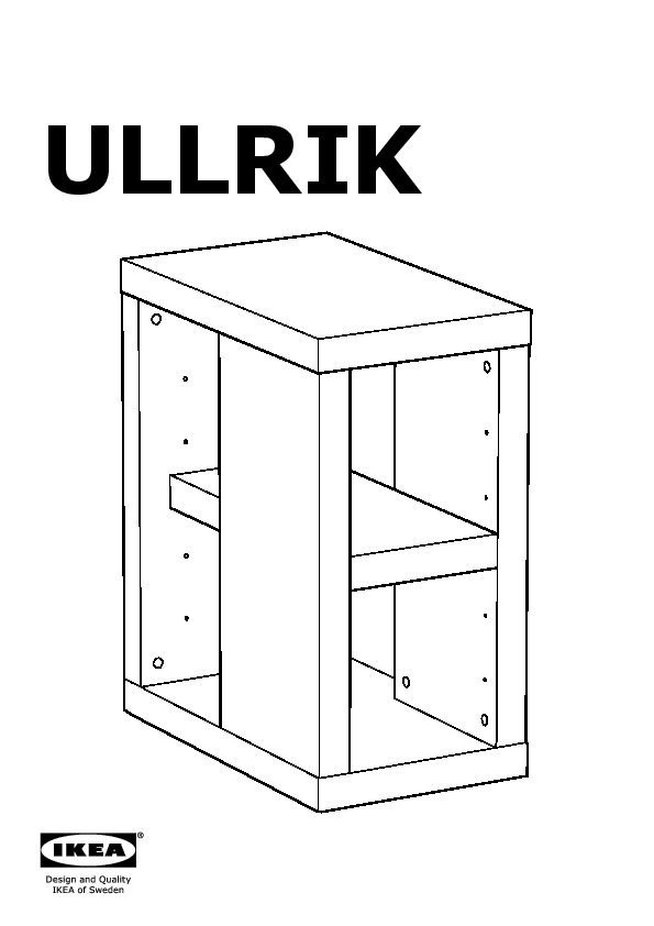 ULLRIK pied de table avec rangement
