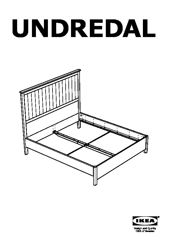 UNDREDAL bed frame