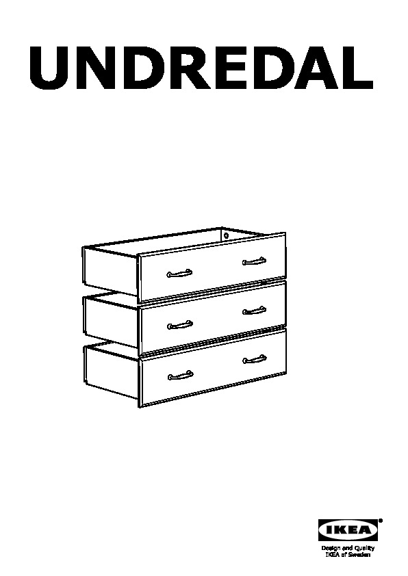 UNDREDAL 6-drawer dresser