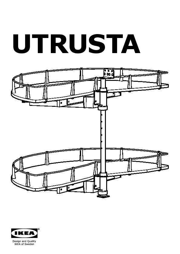 UTRUSTA corner base cab pull-out fitting