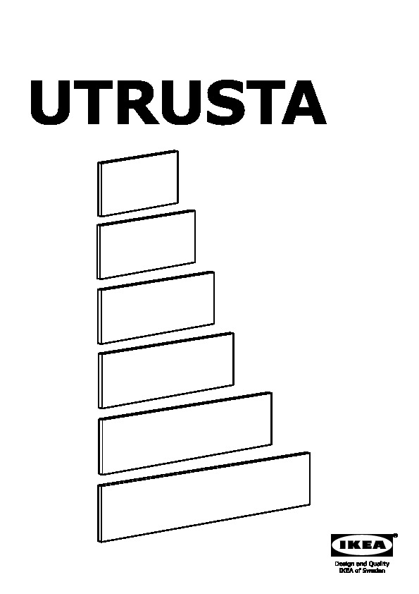UTRUSTA Drawer front, medium