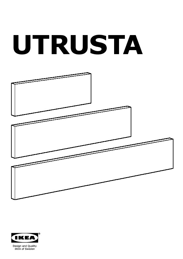UTRUSTA drawer front, medium