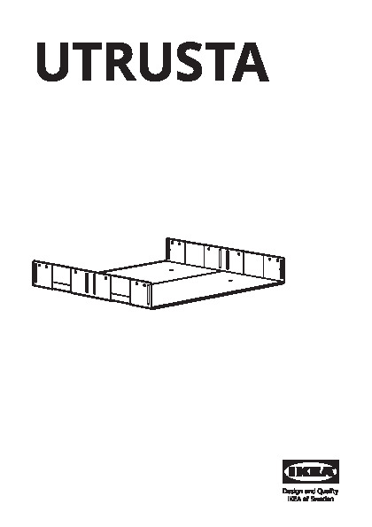 UTRUSTA Halterung fÃ¼r Backofen