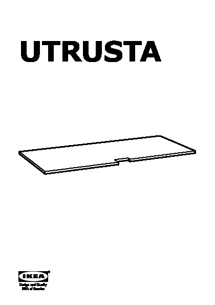 UTRUSTA Shelf for corner base cabinet