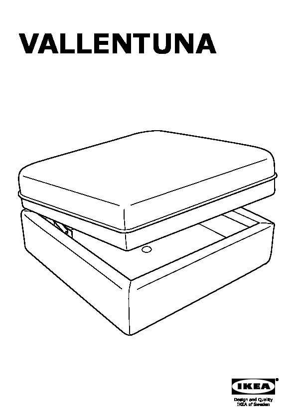 VALLENTUNA seat module with storage