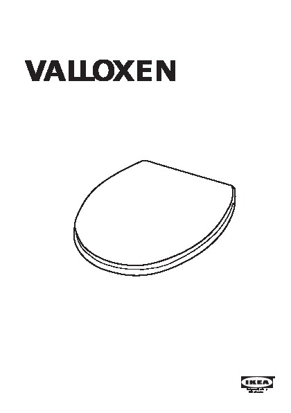 VALLOXEN Toilet seat