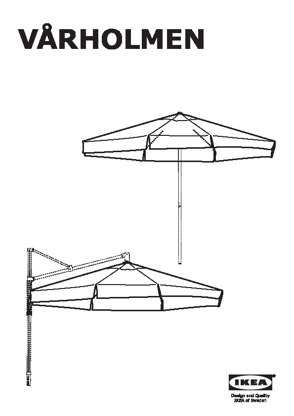 VÃRHOLMEN Umbrella canopy