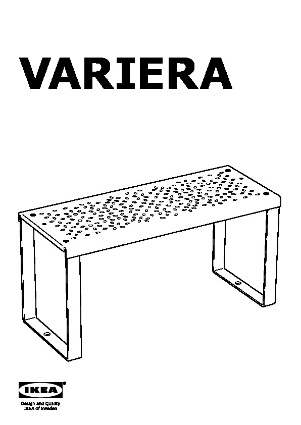 VARIERA Shelf insert