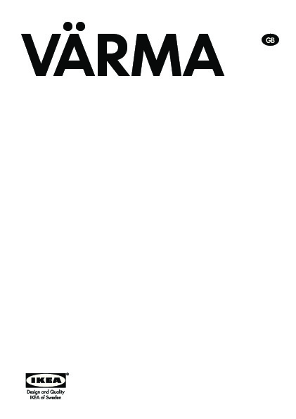 VÄRMA Microwave oven