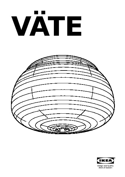 VÄTE Ceiling lamp