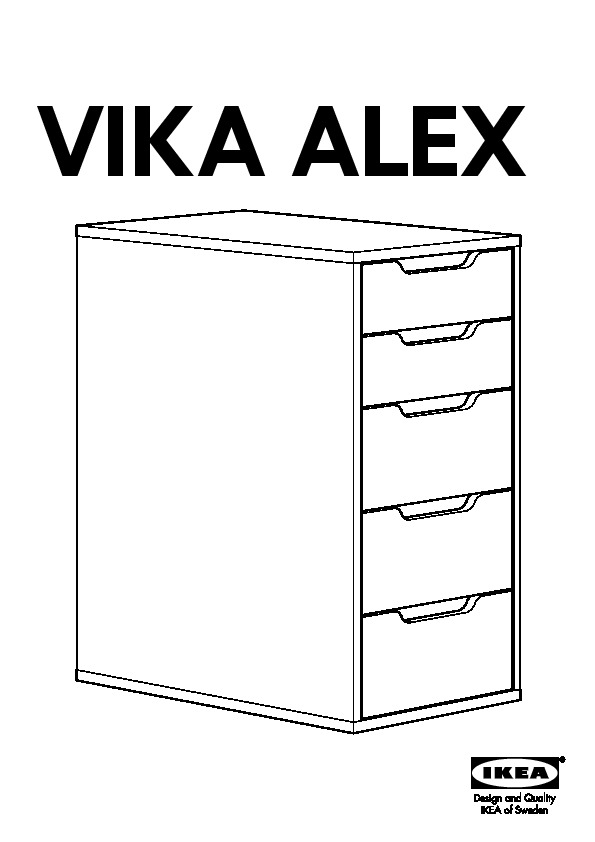 VIKA ALEX caisson à tiroirs