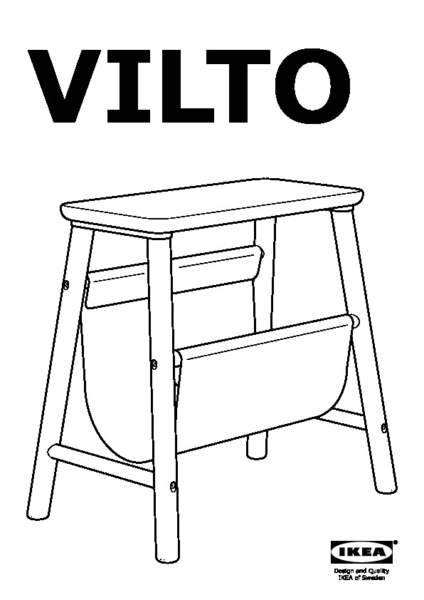 VILTO Storage stool