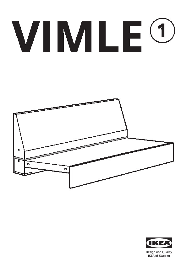 VIMLE 2er-Sitzelementgestell