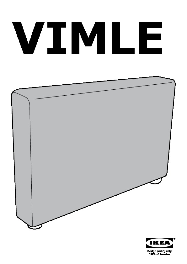 VIMLE cover for armrest