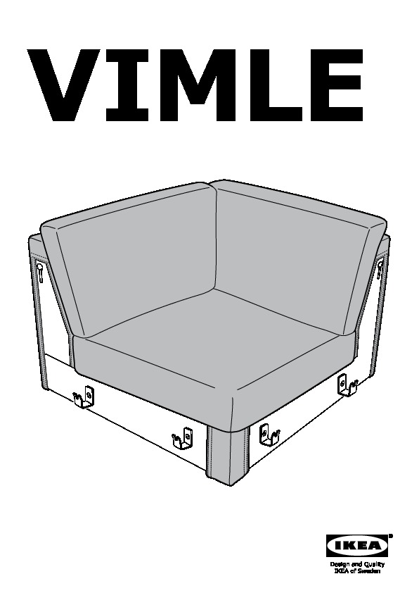 VIMLE cover for corner section