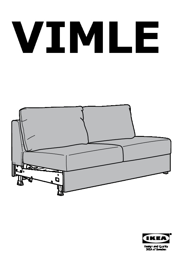 VIMLE sleeper sofa frame