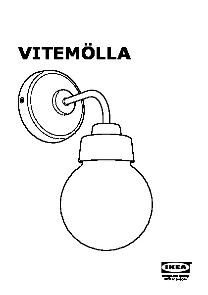 VITEMÖLLA Wall lamp