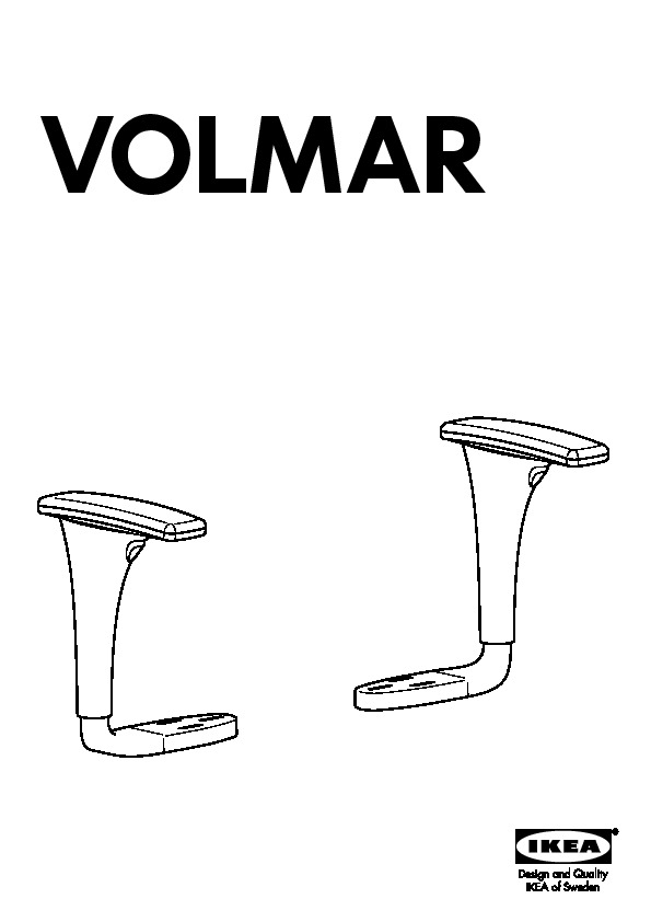 VOLMAR pair of armrests