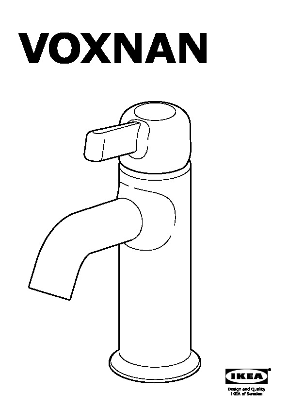VOXNAN Bath faucet with strainer